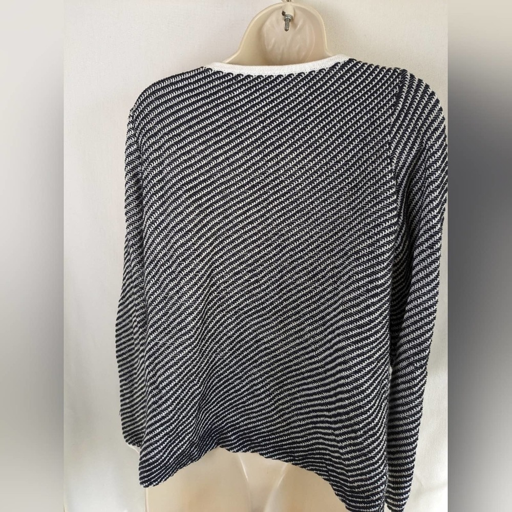 Etcetera Sweater Block Color Size Medium - image 8